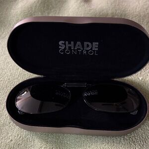 Black clip on Sunglasses by Shade Control